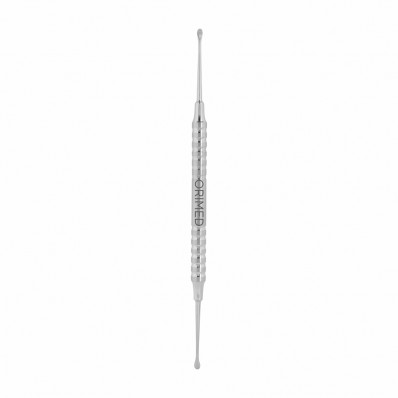 Bone curette Miller, straight, W - 3.0 mm x 3.5 mm, L- 17.5 cm