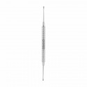 Bone curette Miller, straight, W - 3.0 mm x 3.5 mm, L- 17.5 cm