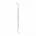 Bone curette Hemingway, oval, small, W- 2.5 mm x 5.0 mm, L- 18.5 cm