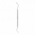 Bone curette Hemingway, oval, medium, W- 3.0 mm x 5.5 mm, L- 18.5 cm