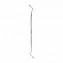 Bone curette Hemingway, oval, large, W- 4.0 mm x 6.5 mm, L- 18.5 cm