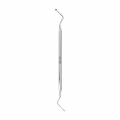 Bone curette Hemingway, round, medium, dia 3.0 mm, L- 18.5 cm