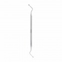 Bone curette Hemingway, round, medium, dia 3.0 mm, L- 18.5 cm