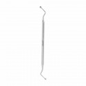 Bone curette Hemingway, round, large, dia 3.8 mm, L- 18.5 cm