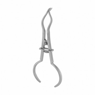 Rubber dam clamp forceps Brewer, L- 17.5 cm