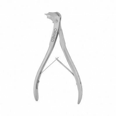 Crown forceps, W- 1 mm x 5 mm, L- 13.5 cm