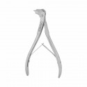 Crown forceps, W- 1 mm x 5 mm, L- 13.5 cm