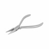 Forceps for prosthetics, flat nose, smooth, L- 14.5 cm