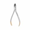 Soft wire and ligature cutting forceps with TC, straight L- 12 cm