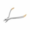 Soft wire and ligature cutting forceps with TC, straight L- 12 cm