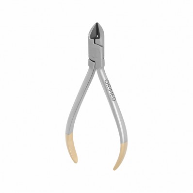 Hard wire cutting forceps with TC, straight L- 12.5 cm