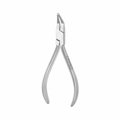 How Mini forceps, angled, L- 13.5 cm