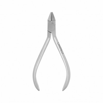 Angle forceps, flat-round, L- 12.5 cm