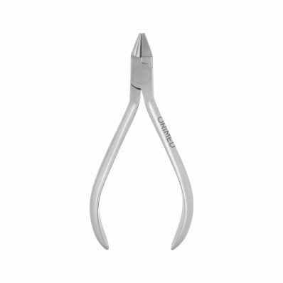 Angle wire bending and loop forming pliers, flat-round – 12.5 cm