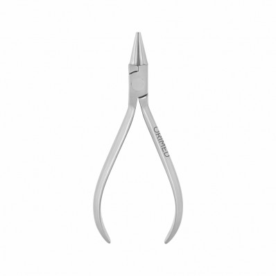 Angle forceps, round, L- 13 cm