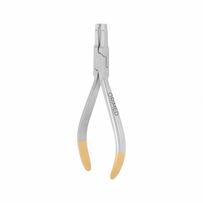 Bracket removing forceps with TC, straight W- 3 mm, L- 13 cm