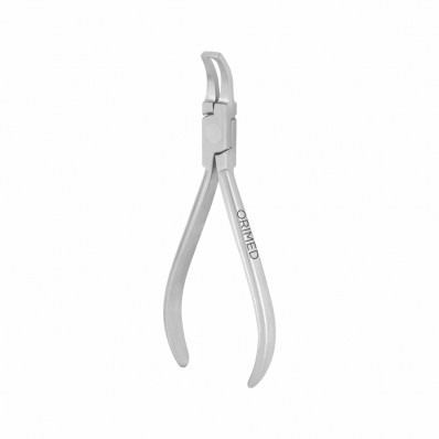 Bracket removing forceps, angled W- 3 mm, L- 13 cm