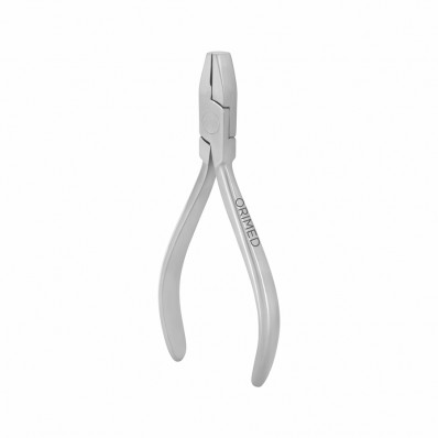 De La Rosa forceps, concave and convex tips, without grooves, L- 12 cm