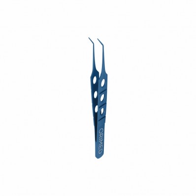 Eye tweezers Kelman- Mcpherson, curved L- 8.5 cm, titanium