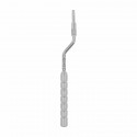 Bone spreading osteotome, convex, curved, with a limiter, dia 4.3 mm