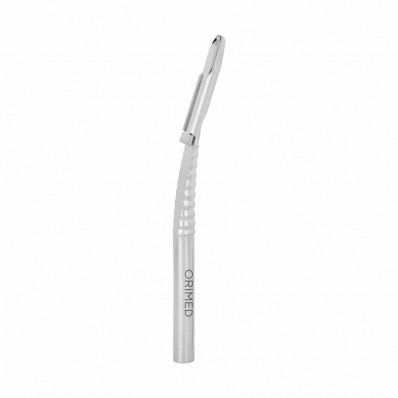 Bone scraper, curved, W- 8 mm, L- 15.5 cm