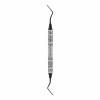 Bone curette Lucas, serrated, black ceramic coated, W- 1.5 mm x 1.5 mm, L- 18 cm