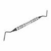 Root elevator Heidbrink, apexes of teeth, serrated, black ceramic coated, W- 2.0 mm, L -18 cm