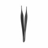 Tissue tweezer Adson, 1x2 teeth, black ceramic coated, straight, L- 12 cm