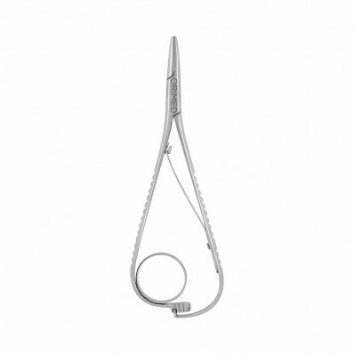 Needle holder Matthieu, straight, L- 14 cm