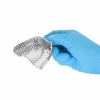 Impression tray, full denture, perforated