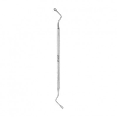 Bone curette Hemingway, oval, extra large, W- 6.0 mm x 7.0 mm, L- 18.5 cm