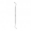 Bone curette Hemingway, oval, extra large, W- 6.0 mm x 7.0 mm, L- 18.5 cm