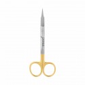 Goldmann-Fox scissors with TC, sharp/sharp, straight, serrated, L- 13 cm