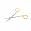 Goldmann-Fox scissors with TC, sharp/sharp, straight, serrated, L- 13 cm