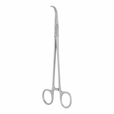 Delicate hemostatic forceps, Noes, curved L- 19 cm