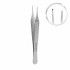 Delicate tissue tweezer Adson-Micro, 1x2 teeth, straight, L- 15 cm