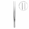 De Bakey atraumatic tweezer, straight, W- 2 mm, L- 20 cm