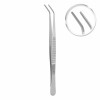 De Bakey atraumatic tweezer, curved, W- 2 mm, L- 20 cm