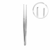 Tissue tweezer Semken, 1x2 teeth, straight, L- 15 cm