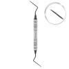 Root elevator Heidbrink, apexes of teeth, serrated, black ceramic coated, W- 1.5 mm, L- 18 cm