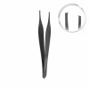 Tissue tweezer Adson, 1x2 teeth, black ceramic coated, straight, L- 12 cm