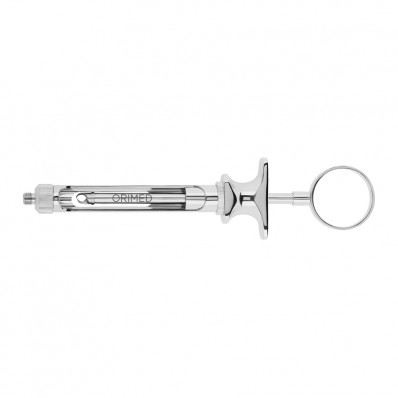 Dental syringe Euro with aspiration, 1.8 ml