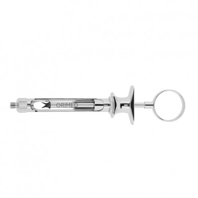 Dental syringe Euro with aspiration, 1.8 ml, ceramic coated teeth