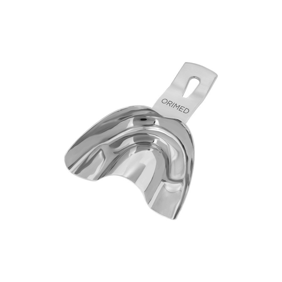 Impression tray, part edentulous, upper, solid, no. 1 (M) Orimed