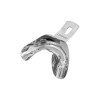 Impression tray, part edentulous, solid 