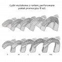 Impression trays, full denture, perforated, set 10 pcs.