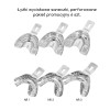 Impression trays, part edentulous, perforated, set 6 pcs.