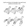 Impression trays, edentulous, solid, set 6 pcs.