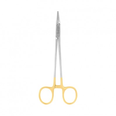 Needle holder with TC, Mayo-Hegar, straight, L-15 cm