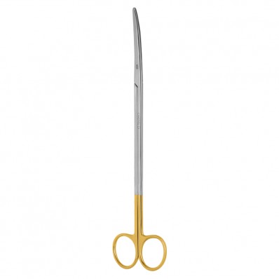 Metzenbaum scissors with TC, blunt/blunt, curved, L- 23 cm